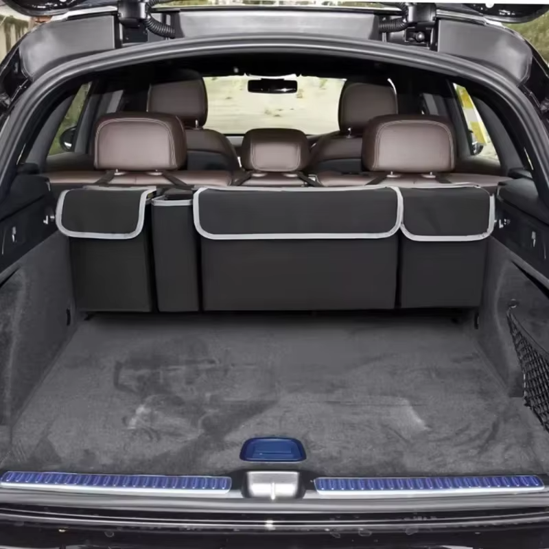 High Capacity Oxford Car Rear Seat Back Organizer | Foldable Multi-Pocket Trunk Storage for Jaecoo