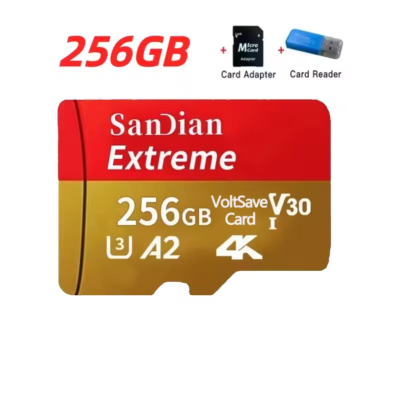High-Speed MicroSD Memory Card | Class 10 U3 A2 V30 for Dashcams & Devices