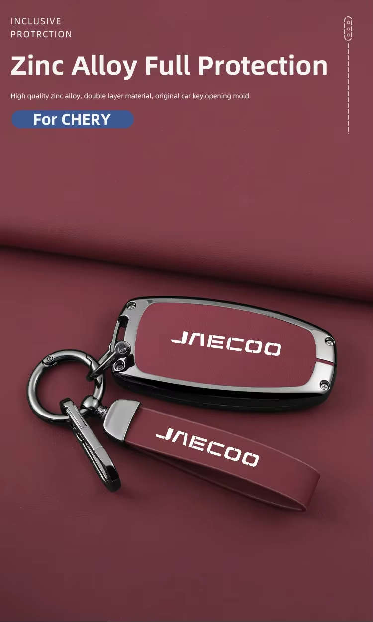 Jaecoo J7 Smart Key Fob Cover with Keychain – Protective Case