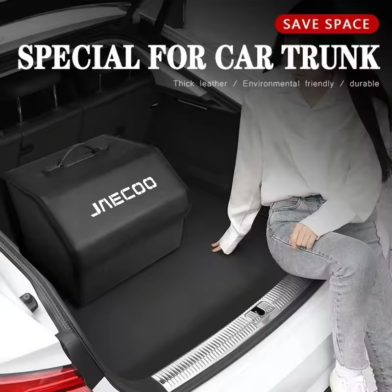 Jaecoo Boot Storage Box | Leather Collapsible Car Trunk Organizer