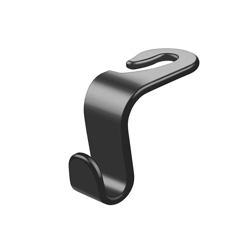 Car Headrest Hooks – Seat Back Bag Holder Clips (2 Piece Set)