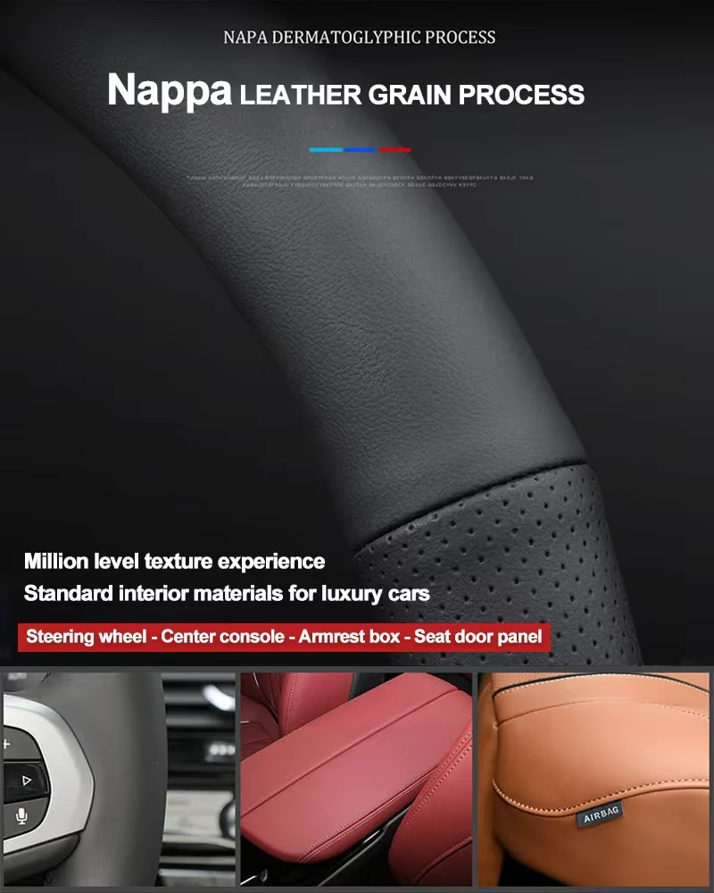 Jaecoo J7 Steering Wheel Cover | D-Shape Leather Grip Protector