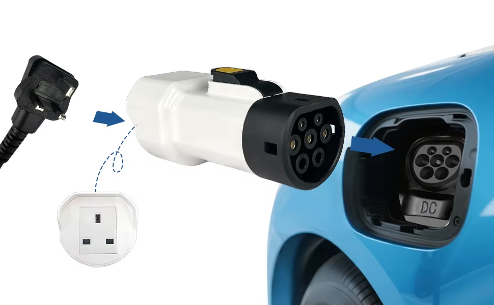 Jaecoo Type 2 V2L Adapter | UK Socket 13A Power Discharge Plug