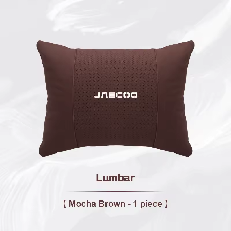 Suede Lumbar Cushion for Jaecoo | Breathable Car Back Support Pillow