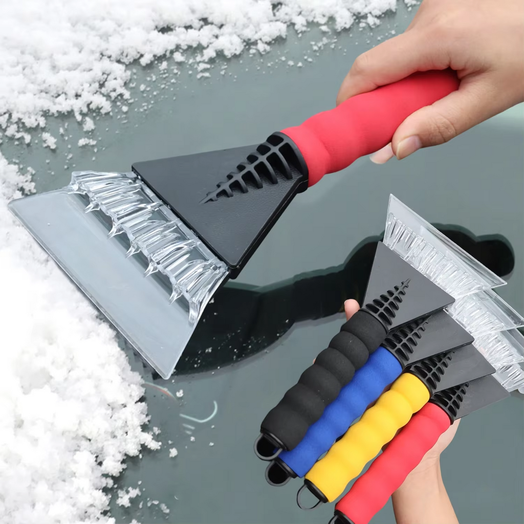 Car Ice Scraper – Heavy-Duty Windshield Snow & Ice Remover Tool