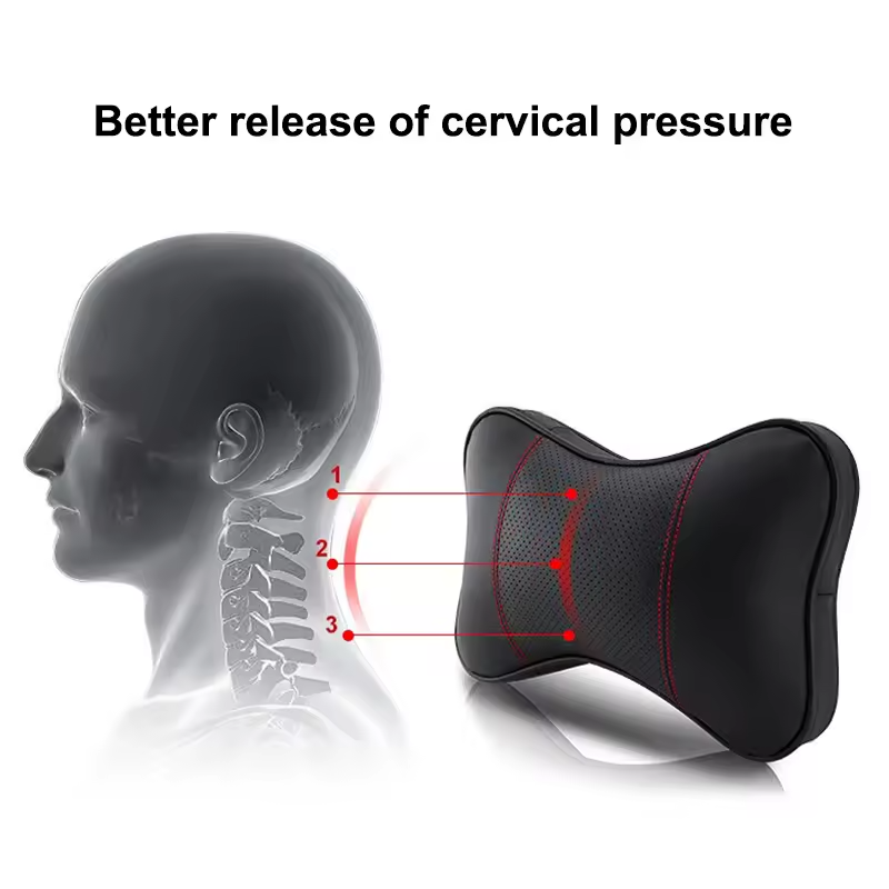 Jaecoo Car Seat Neck Pillow & Seat Belt Shoulder Pad Set | Comfort Headrest Cushions