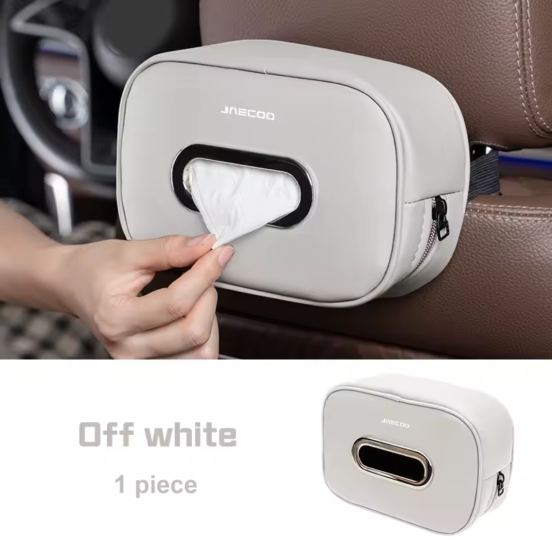 Leather Tissue Holder For Jaecoo  – Back Seat Armrest Storage Box