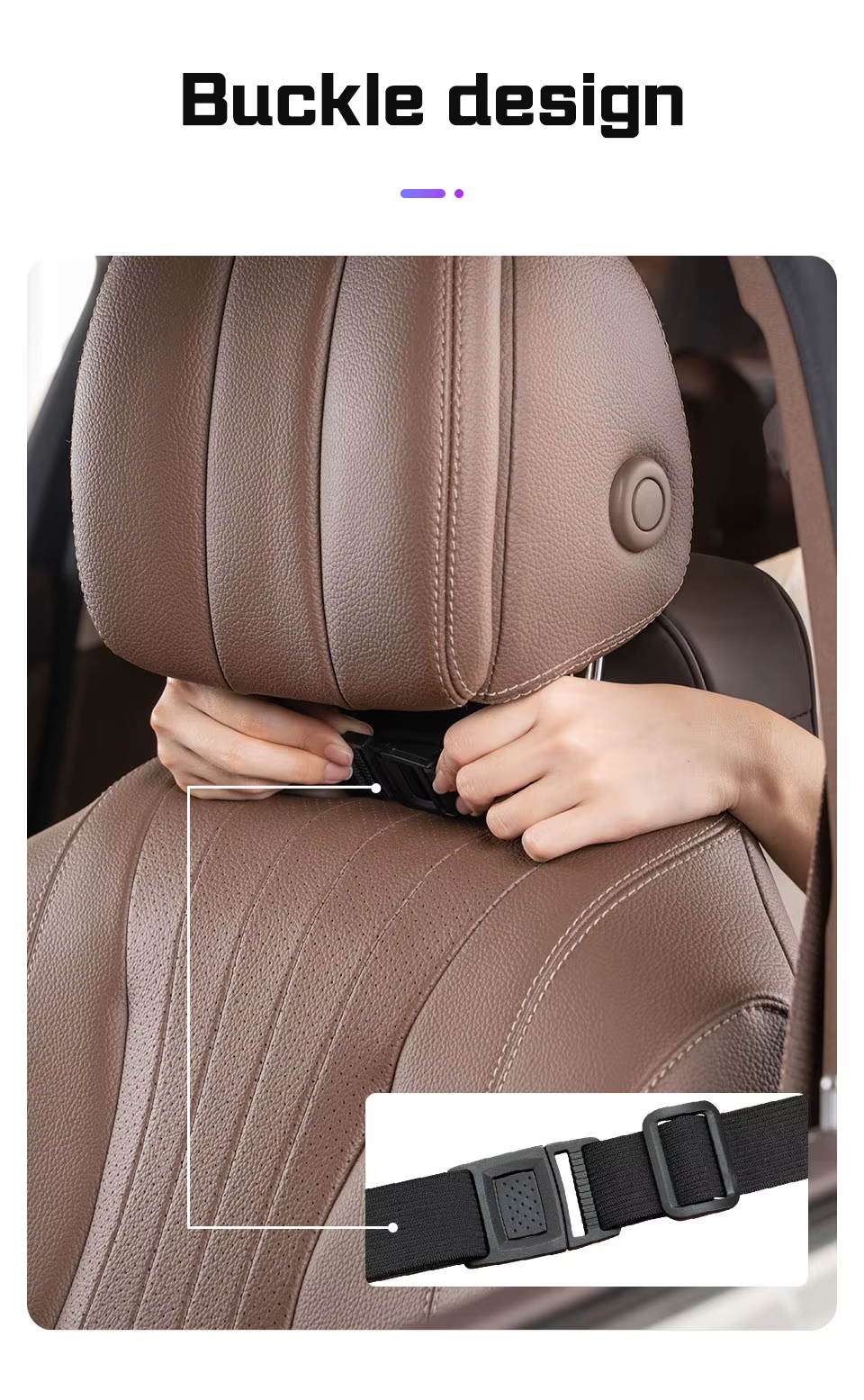 Leather Tissue Holder For Jaecoo  – Back Seat Armrest Storage Box