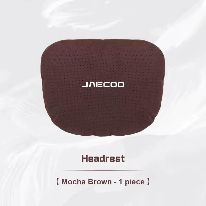 Suede Headrest Pillow for Jaecoo | Breathable Car Neck Cushion Support