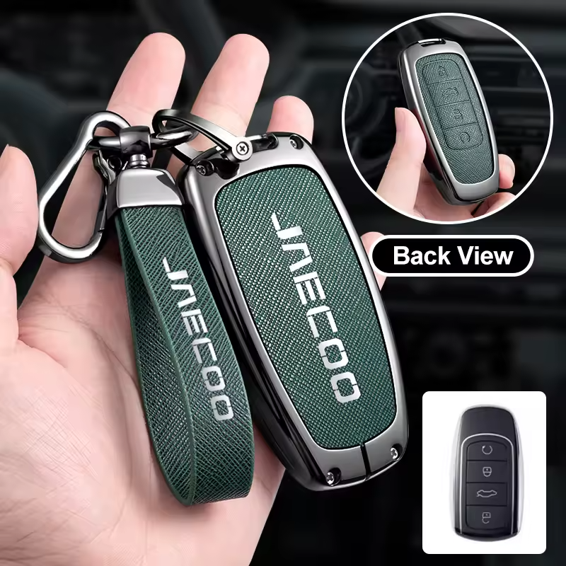 Key Cover with Keyring for Jaecoo J7 & J8 - Protective Smart Key Case