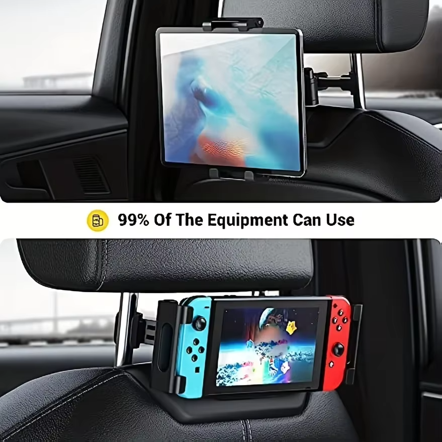 Rear Seat Tablet & Phone Holder for Jaecoo | Adjustable Headrest Mount