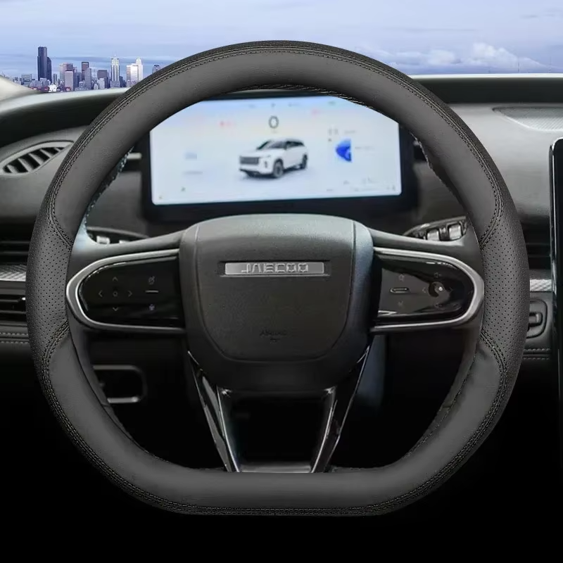 Jaecoo J7 Steering Wheel Cover | D-Shape Leather Grip Protector