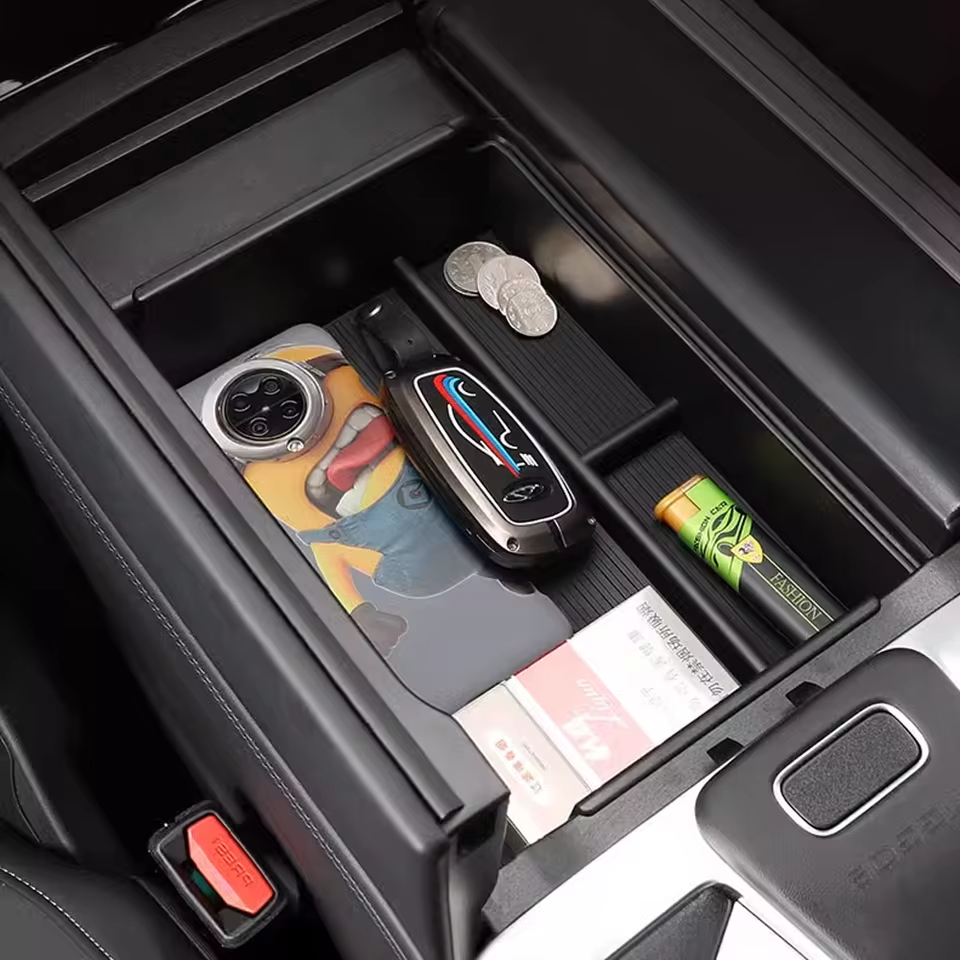 Jaecoo J8 Armrest Storage Box | Centre Console Organiser Tray | Anti-Slip Insert
