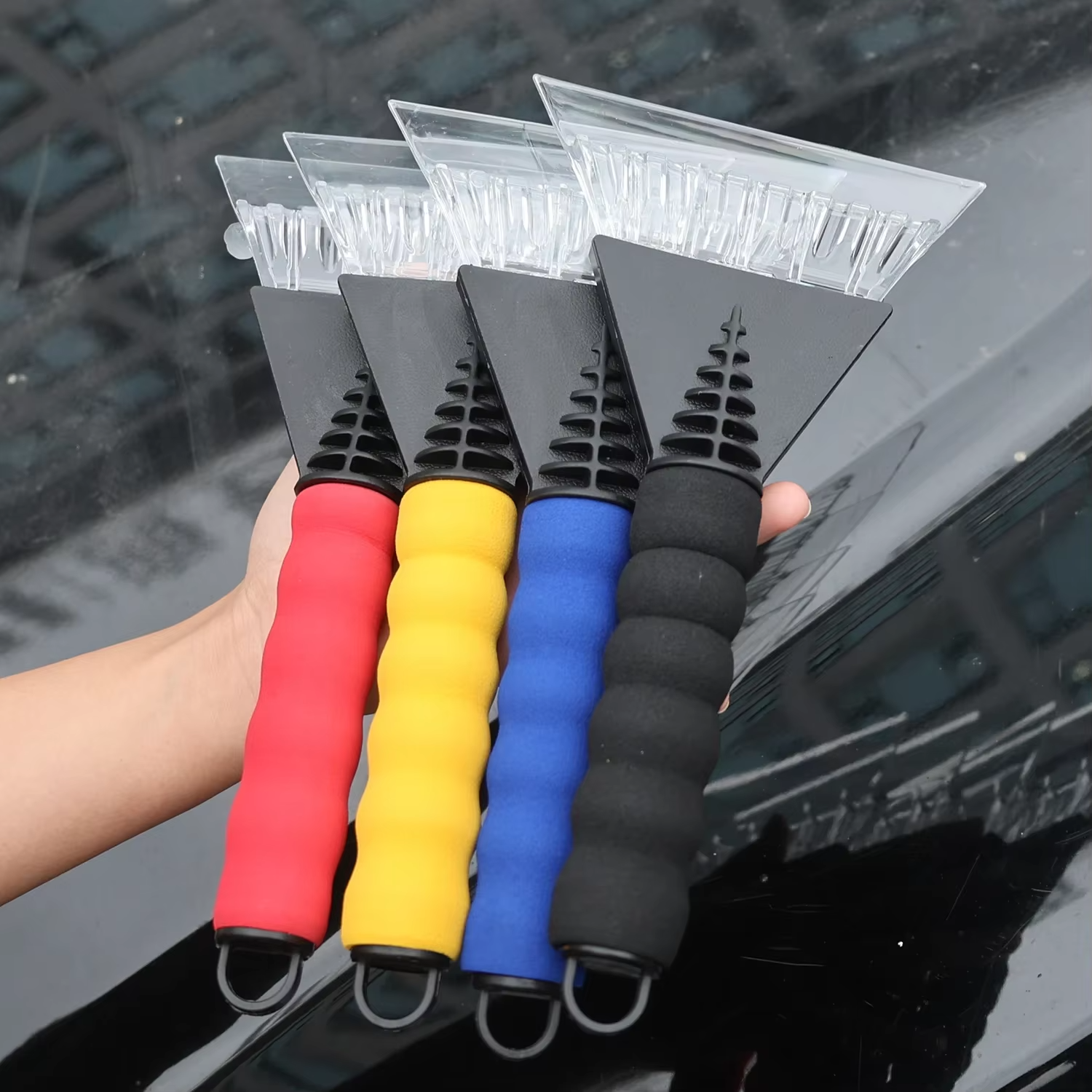 Car Ice Scraper – Heavy-Duty Windshield Snow & Ice Remover Tool