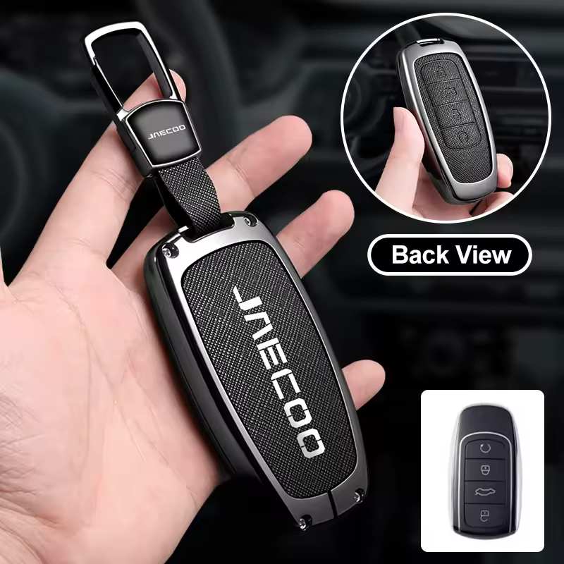 Key Cover with Keyring for Jaecoo J7 & J8 - Protective Smart Key Case
