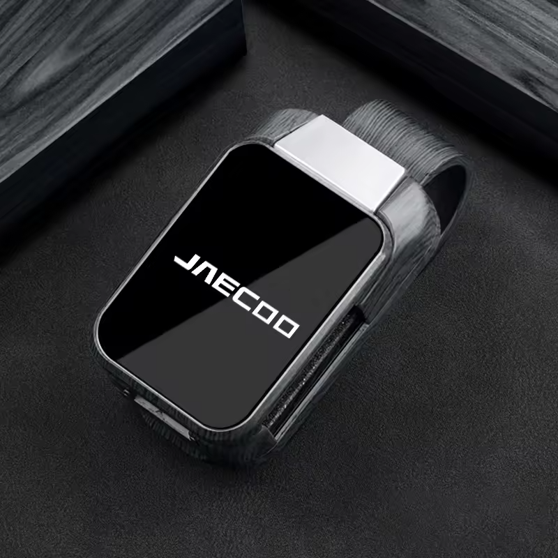 Wood Grain Car Sun Visor Glasses Clip for Jaecoo | Sunglasses & Card Holder Accessory