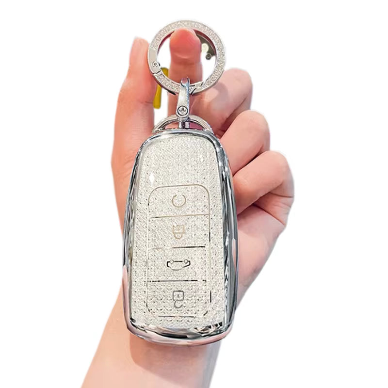 Luxury Diamond Key Cover for Jaecoo| Protective TPU Glitter Smart Key Case