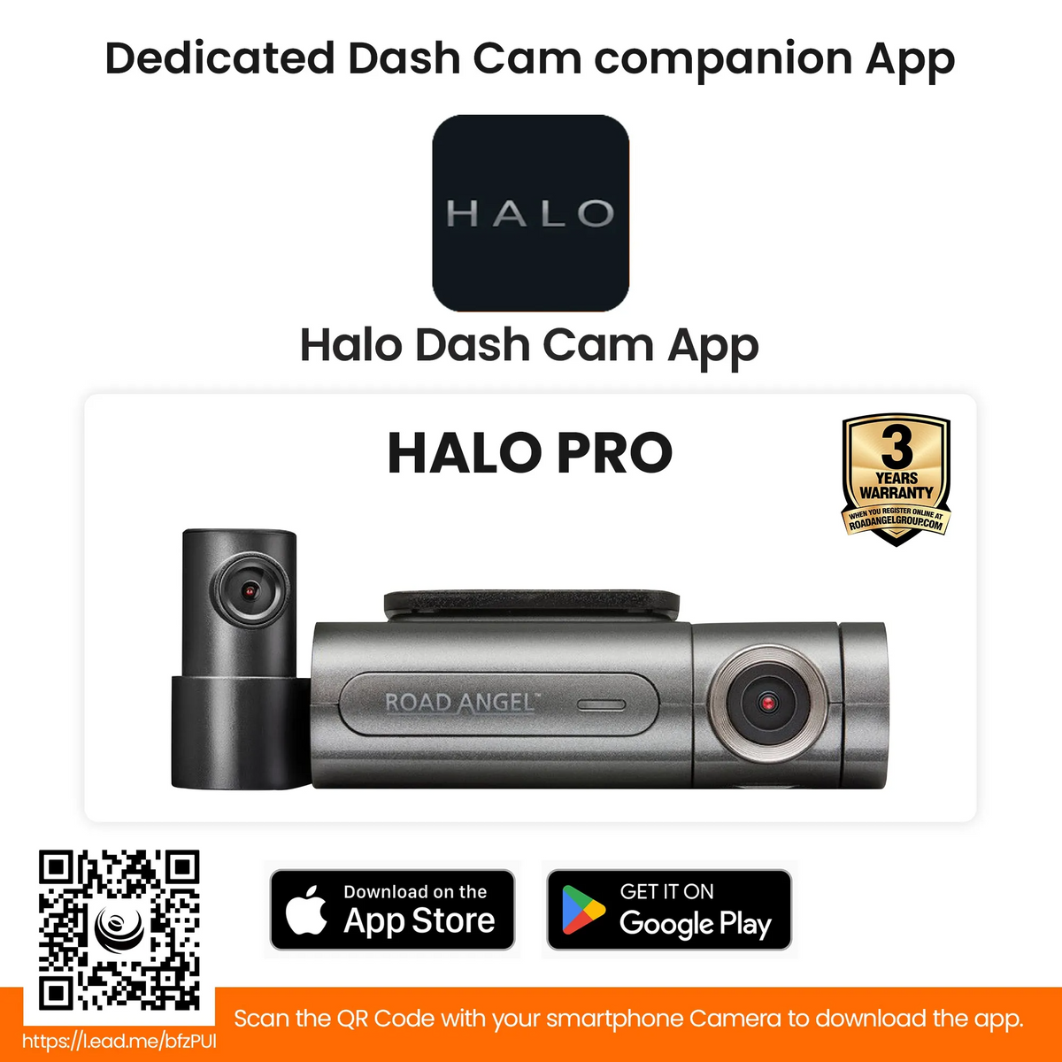 Jaecoo Road Angel Halo Pro v2 Dual Dash Cam – 2K Front & 1080p Rear