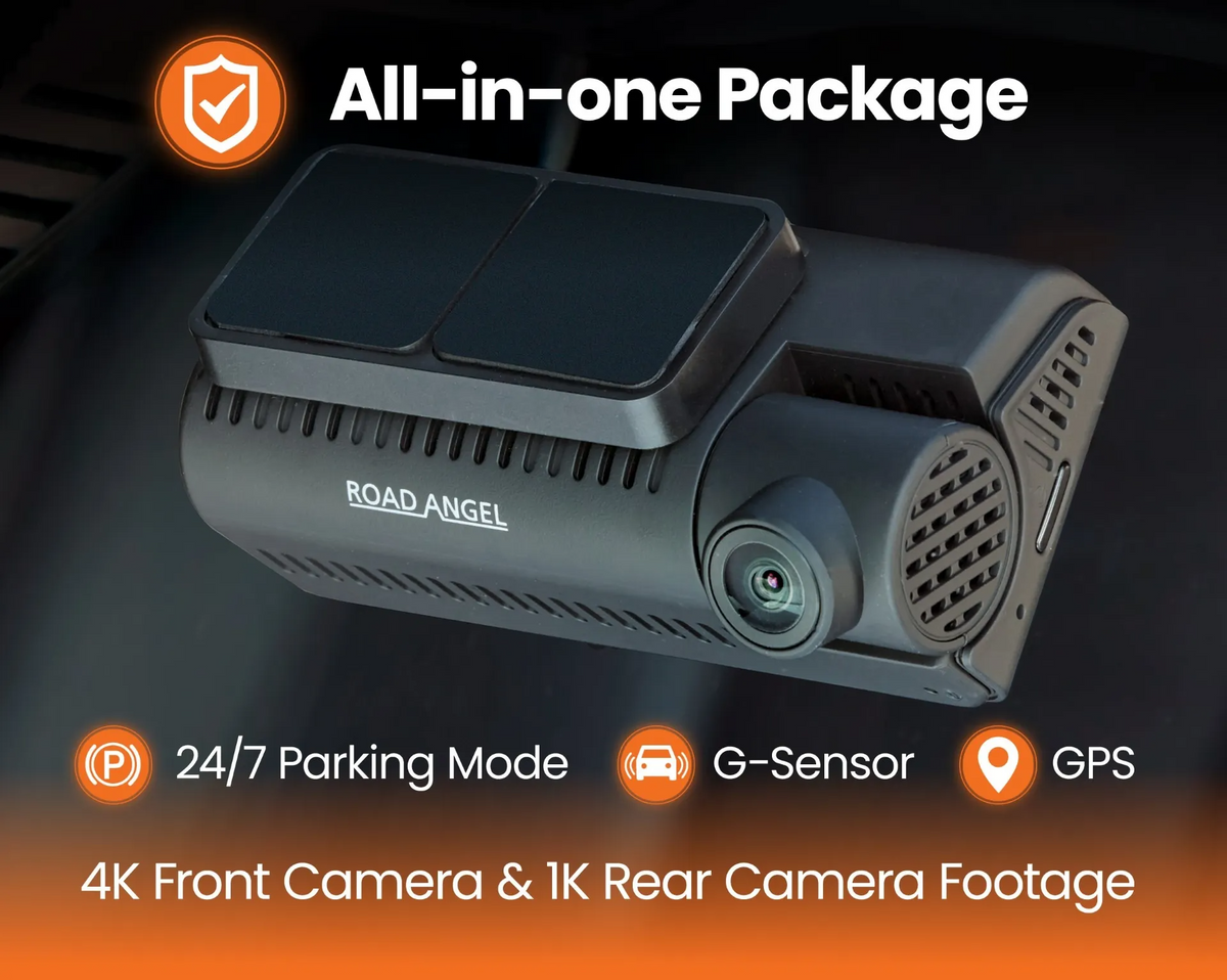 Jaecoo Road Angel Halo Ultima Dual 4K Dash Cam – Front & Rear Camera
