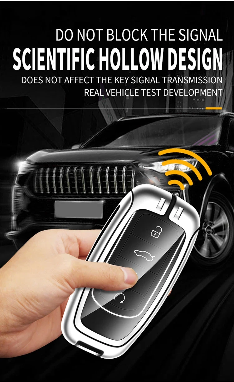 Jaecoo Key Cover with Keychain | Protective Smart Key Case