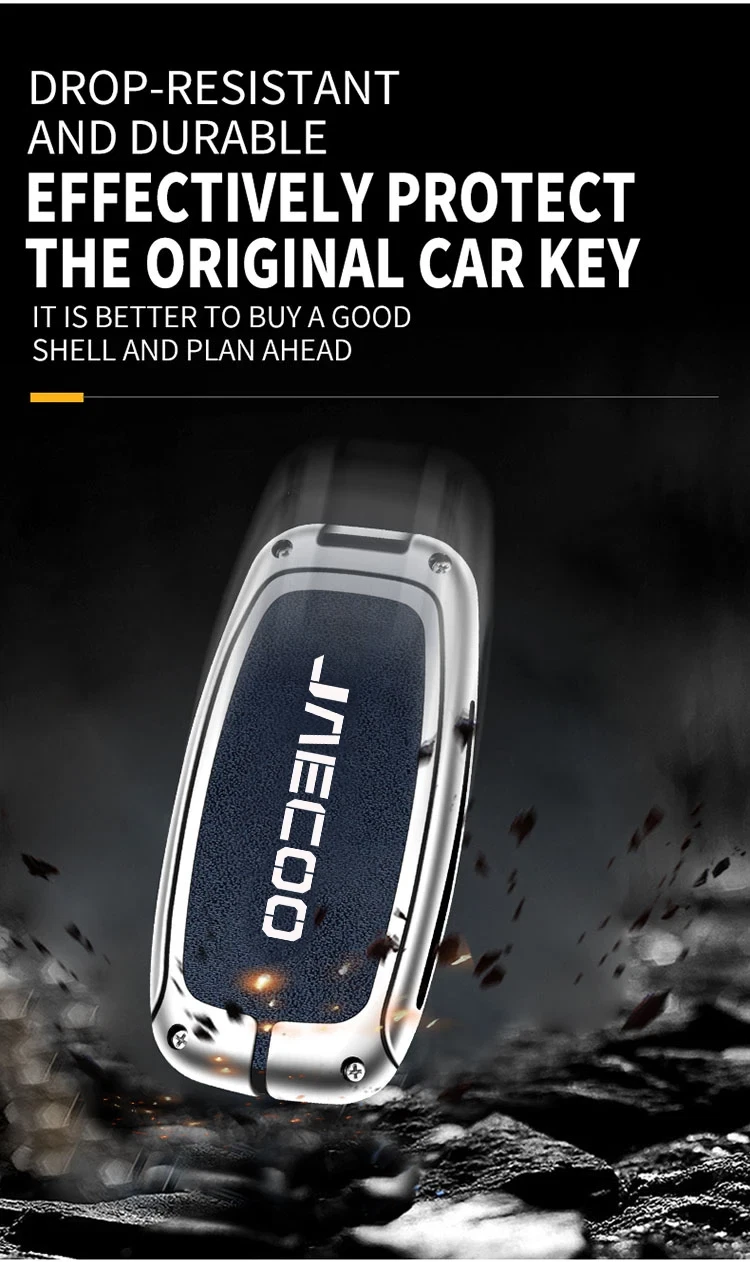 Jaecoo Key Cover with Keychain | Protective Smart Key Case