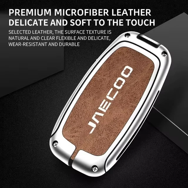 Jaecoo Key Cover with Keychain | Protective Smart Key Case