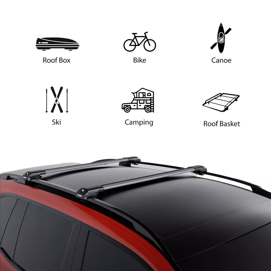 Jaecoo J7 Roof Bars | Lockable Cross Bar Roof Rack (80kg, Aluminium)