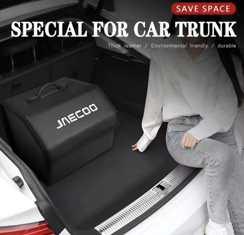 Jaecoo Boot Storage Box | Leather Collapsible Car Trunk Organizer
