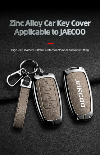 Jaecoo Key Cover with Keychain | Protective Smart Key Case